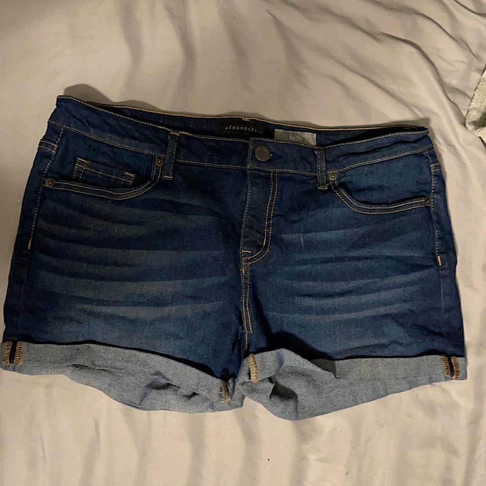 denim shorts